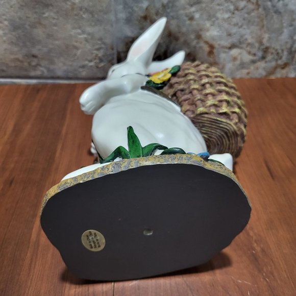 Decorative Bunny Rabbit White Figurine Easter Indoor Decor - Picture 8 of 14